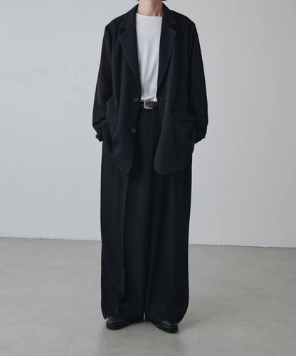 寬鬆法式斜紋外套