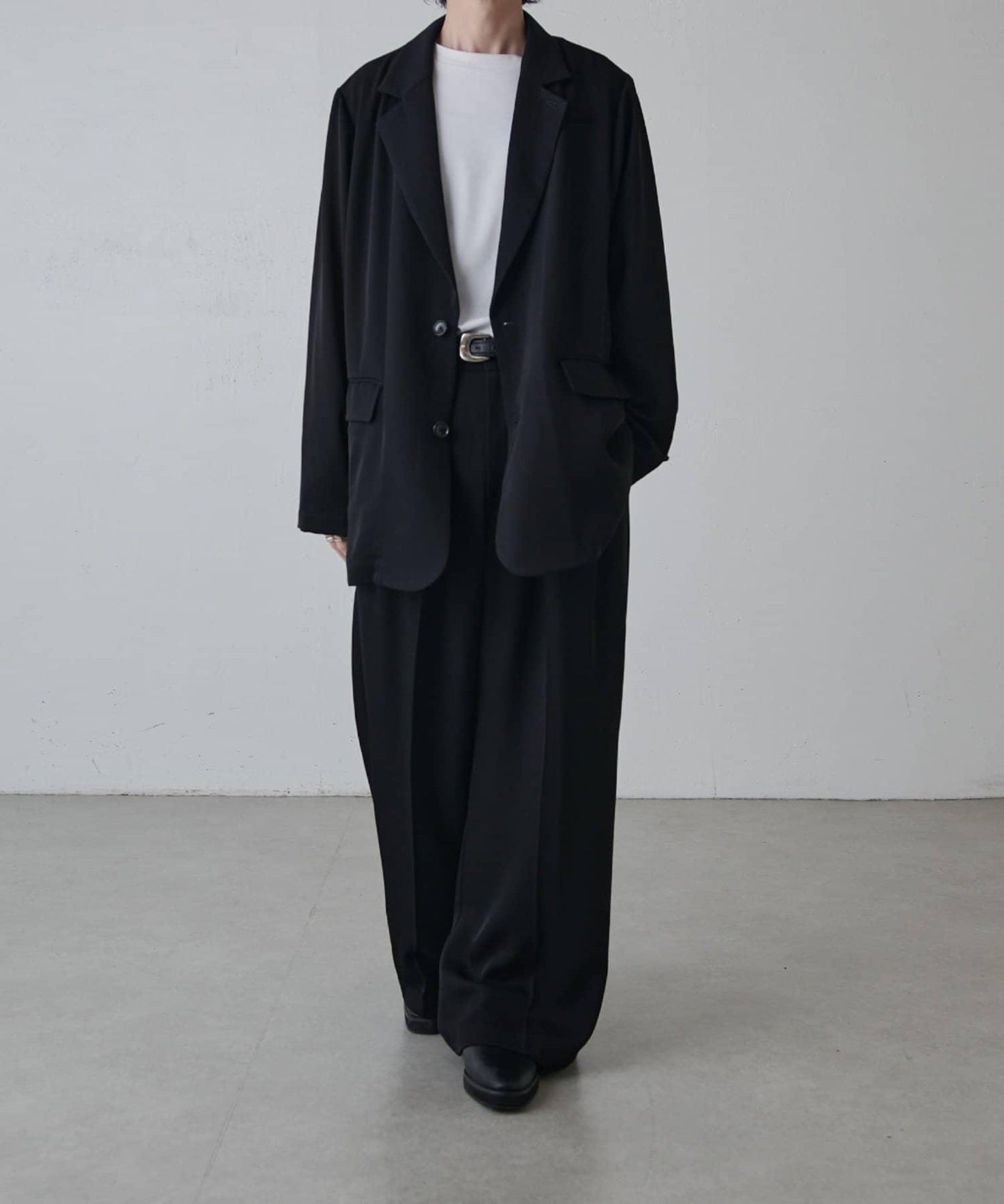 寬鬆法式斜紋外套