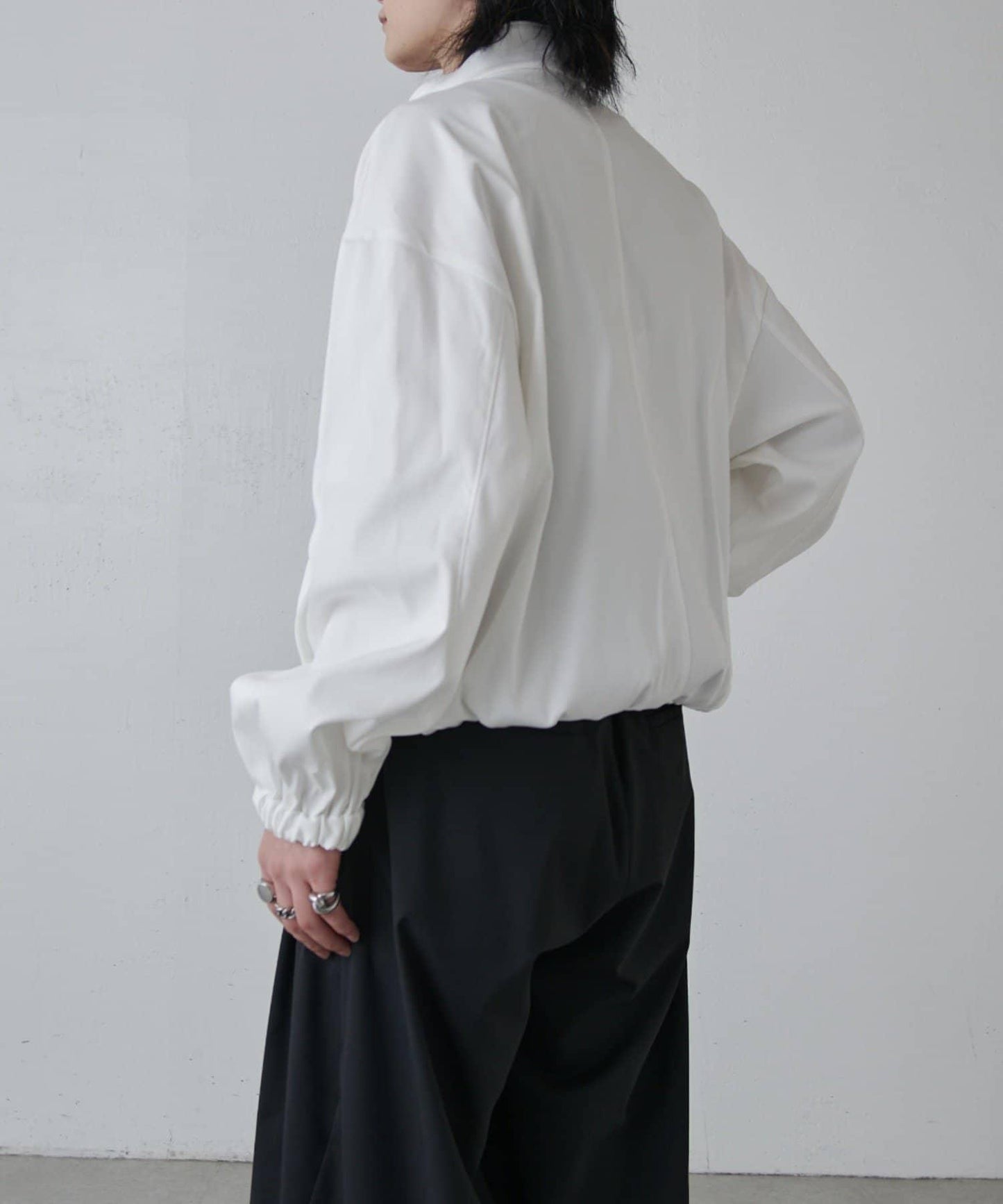 可水洗雙層緞面夾克