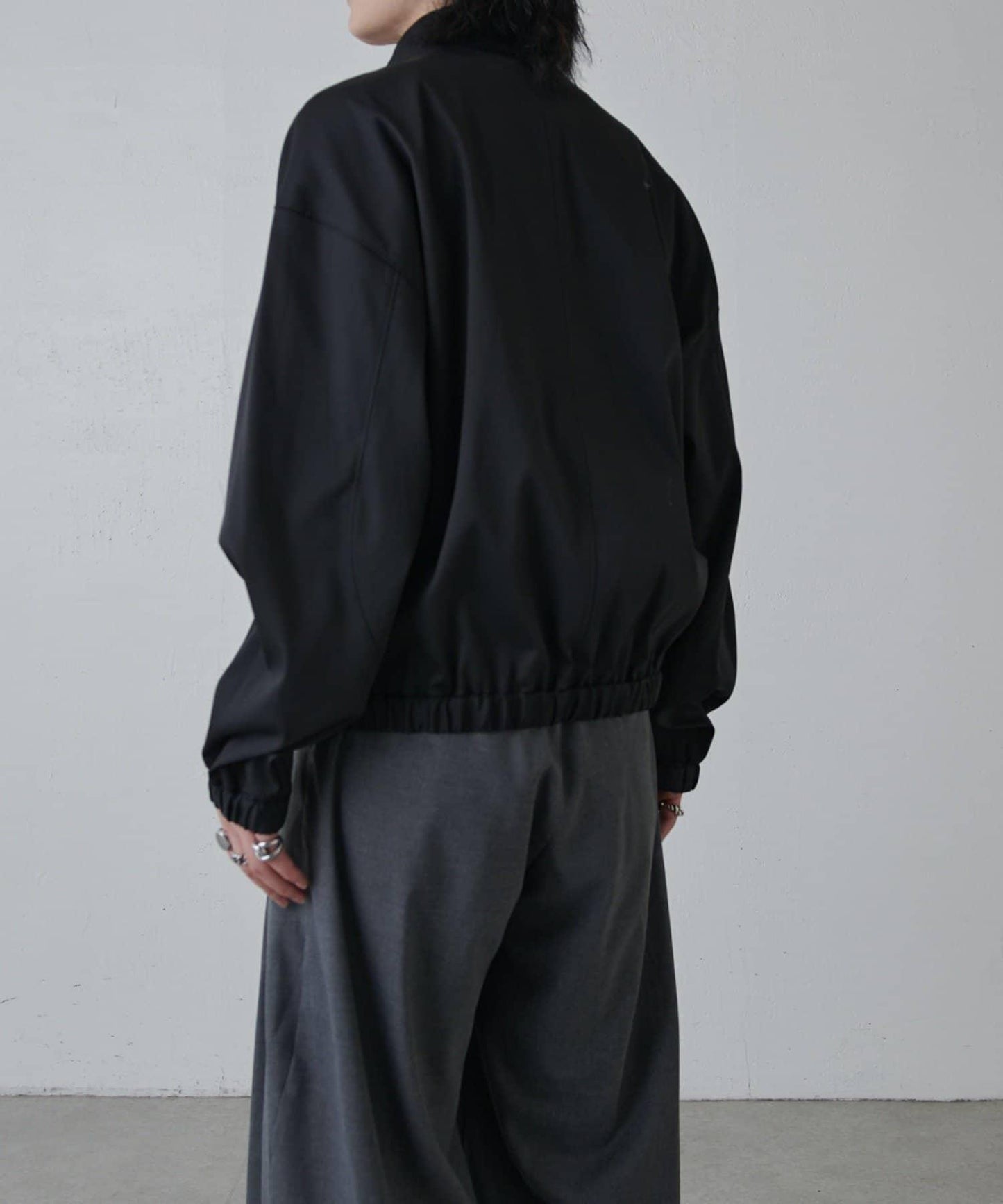 可水洗雙層緞面夾克