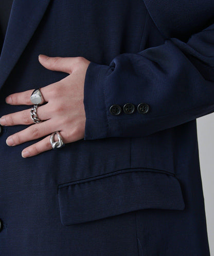 寬鬆法式斜紋外套