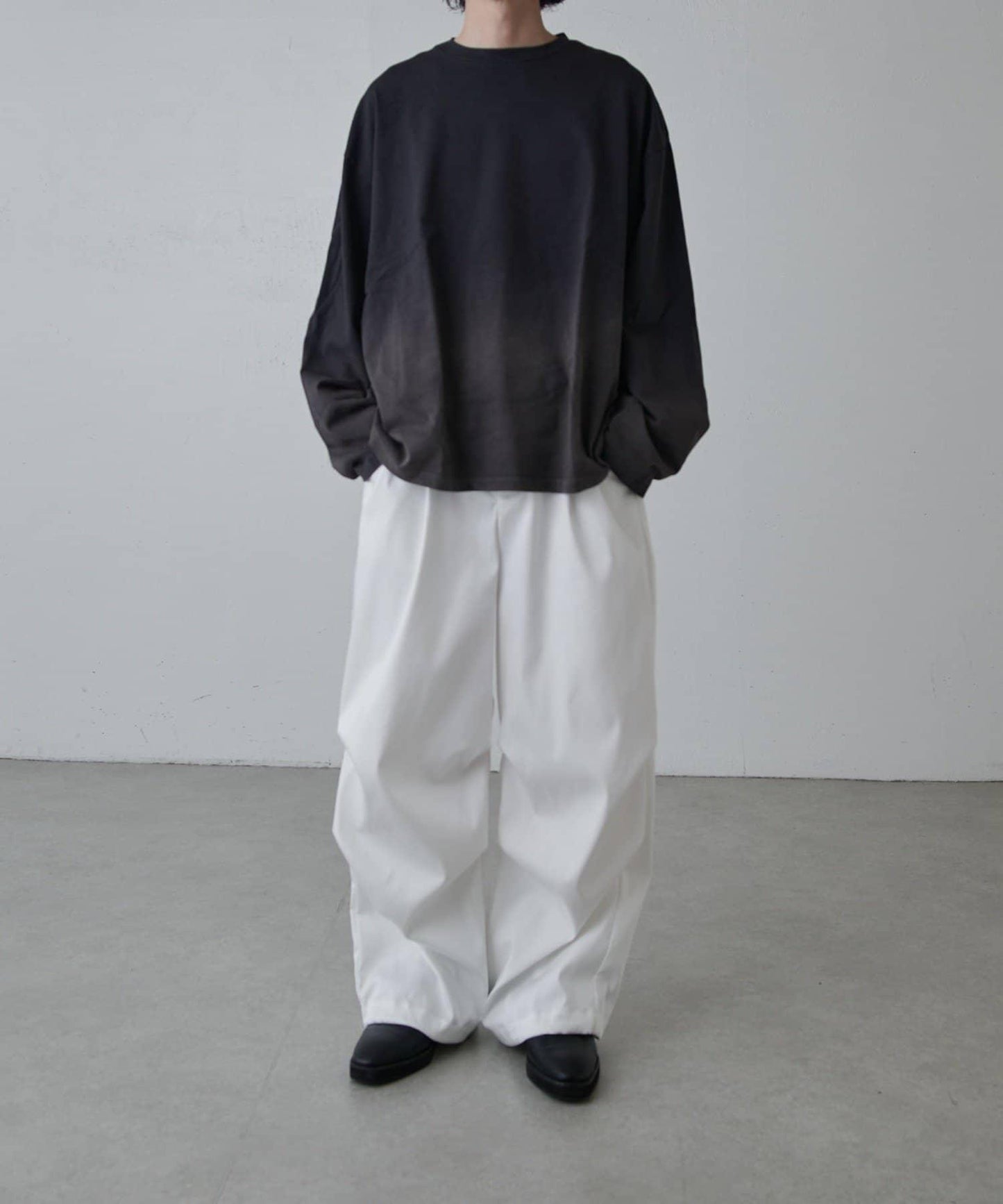 高捻面料 寬鬆設計 降落傘褲