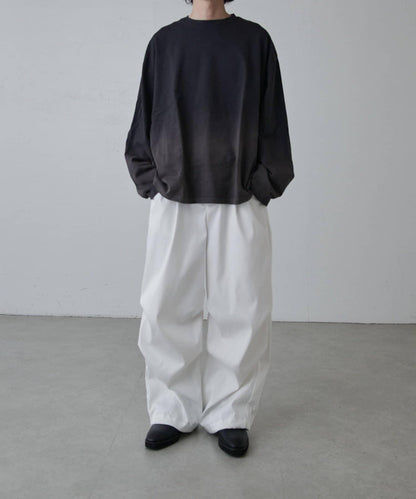 高捻面料 寬鬆設計 降落傘褲