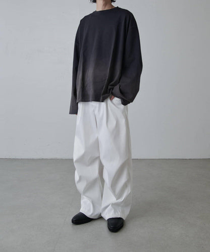 高捻面料 寬鬆設計 降落傘褲