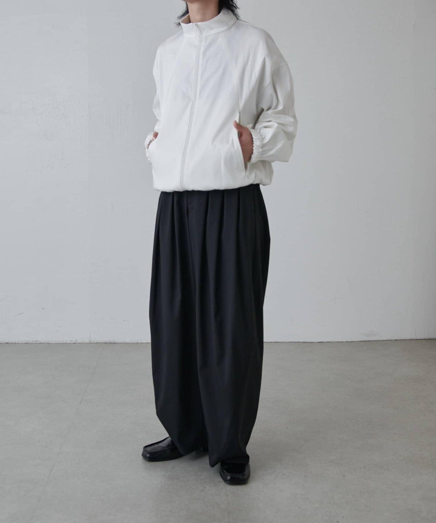 可水洗雙層緞面夾克