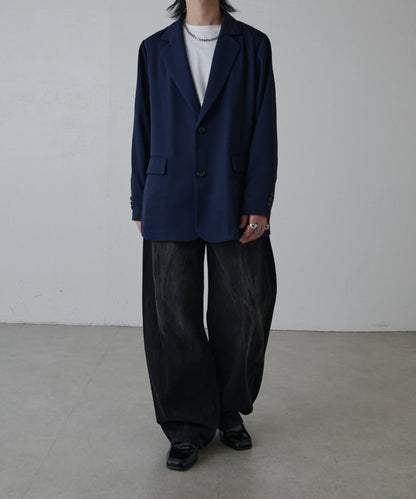 寬鬆法式斜紋外套