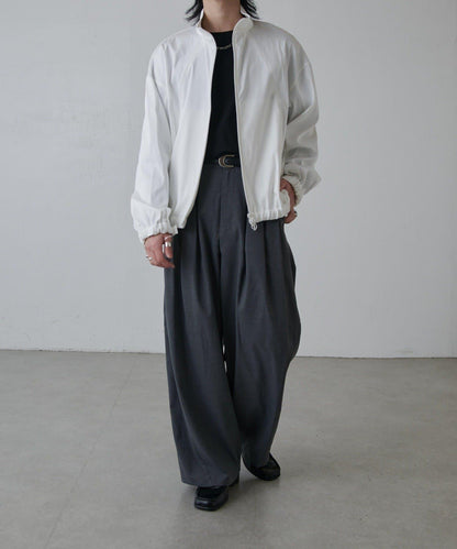 可水洗雙層緞面夾克