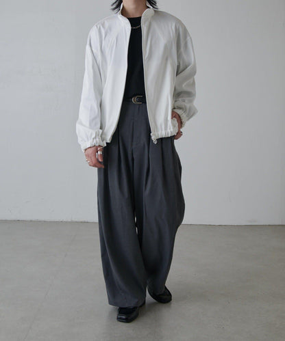 可水洗雙層緞面夾克