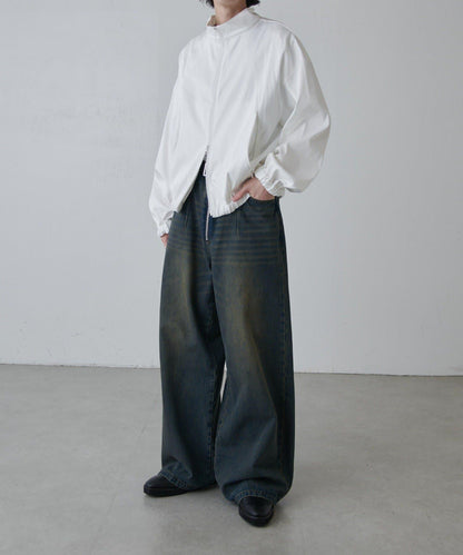 可水洗雙層緞面夾克