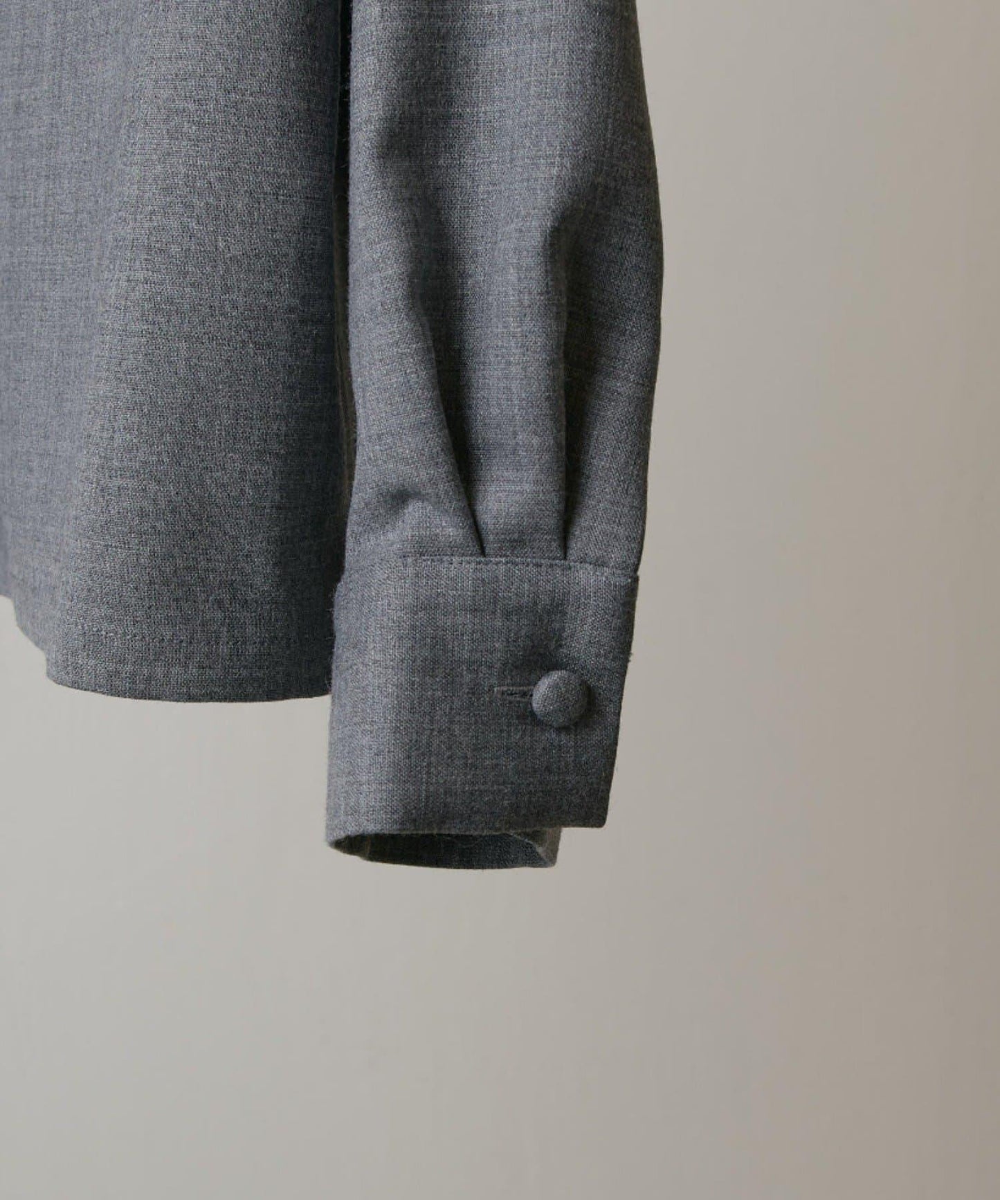 雙口袋寬鬆襯衫夾克