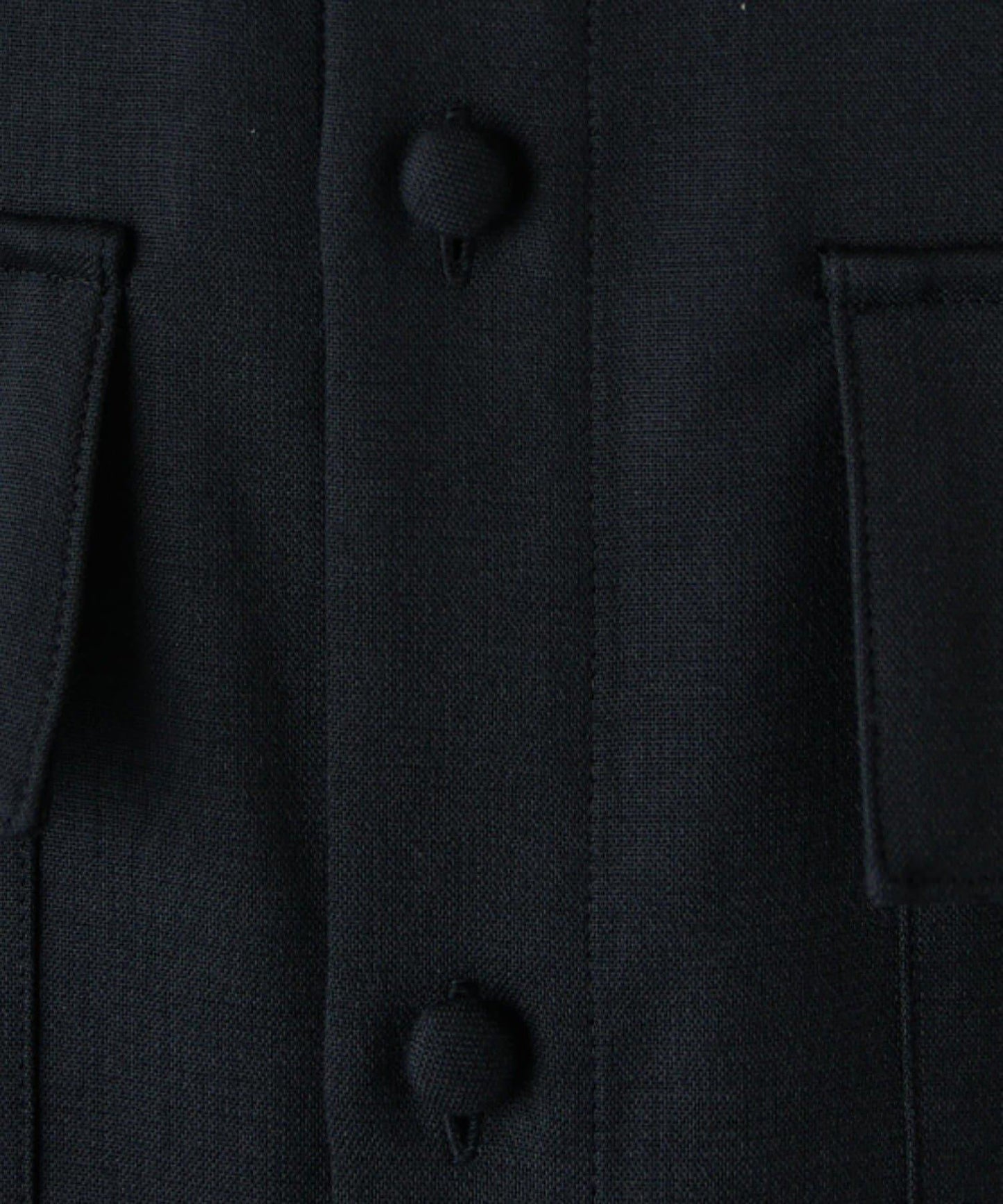 雙口袋寬鬆襯衫夾克