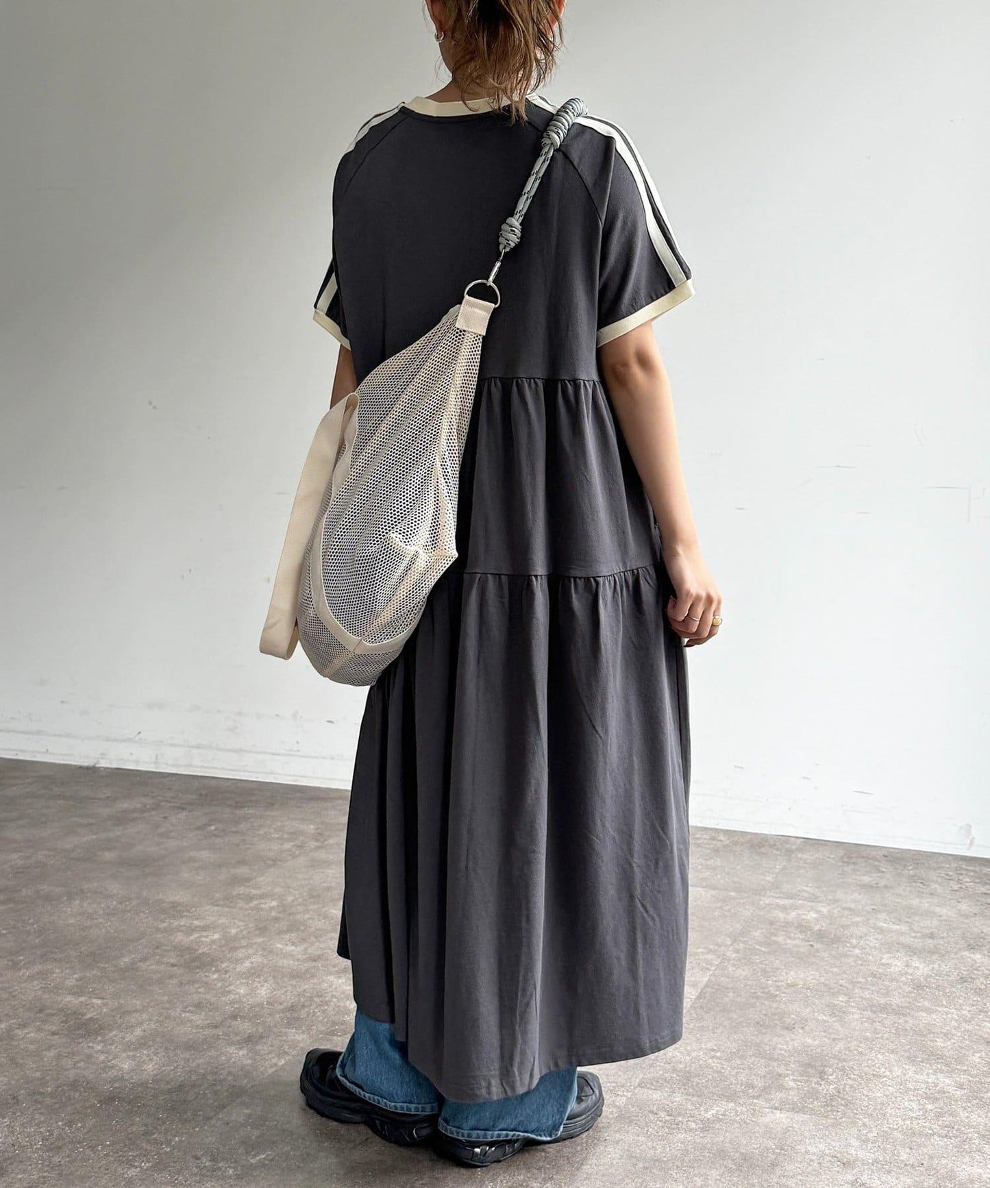 U.S. POLO ASSN. 短袖層疊連衣裙