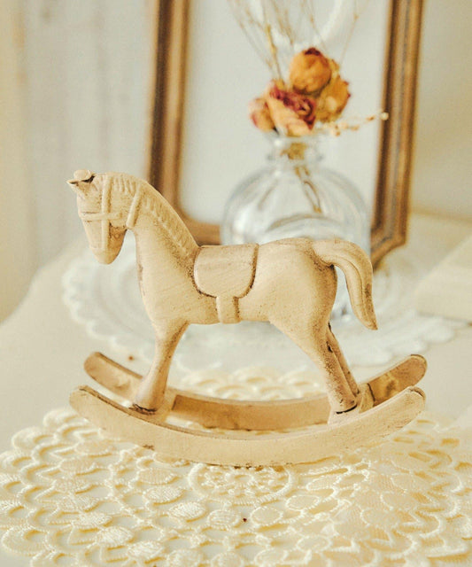 法式復古 小號搖搖馬擺件 《商品》