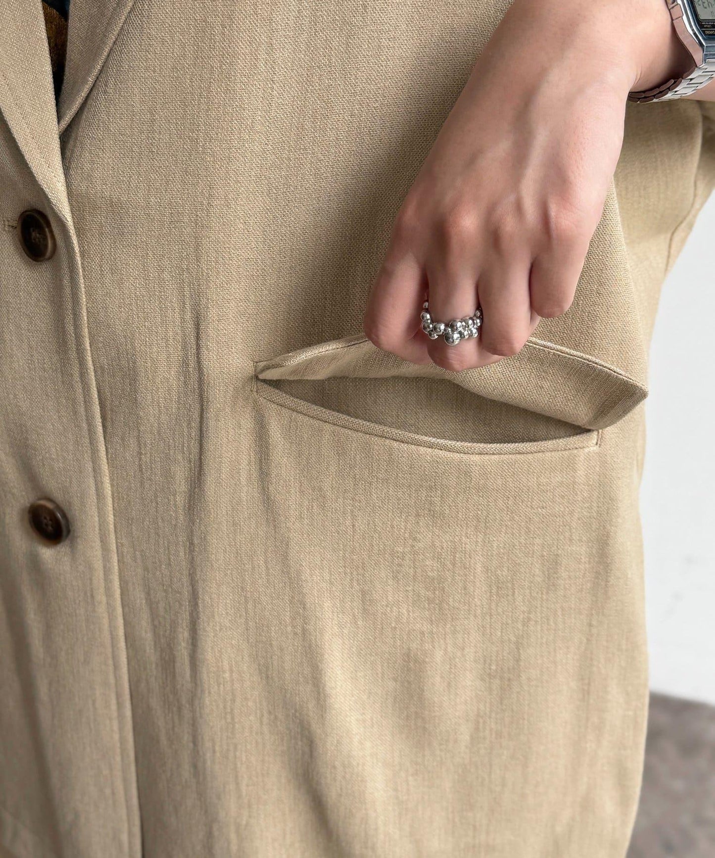 短袖蝙蝠袖 單排扣 西裝外套