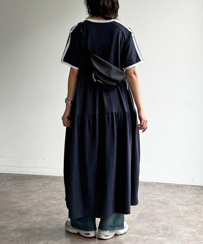 U.S. POLO ASSN. 短袖層疊連衣裙