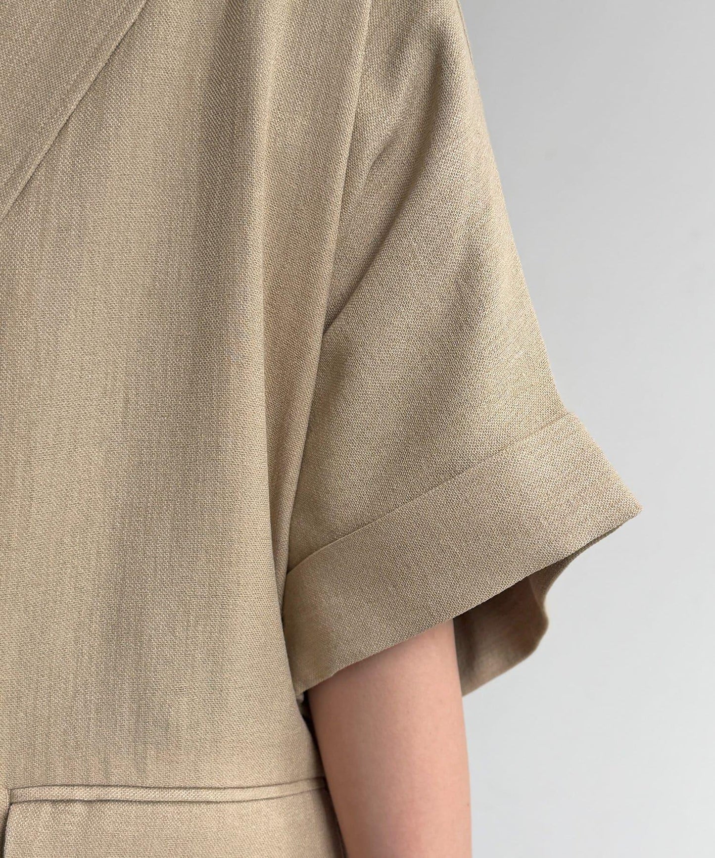 短袖蝙蝠袖 單排扣 西裝外套