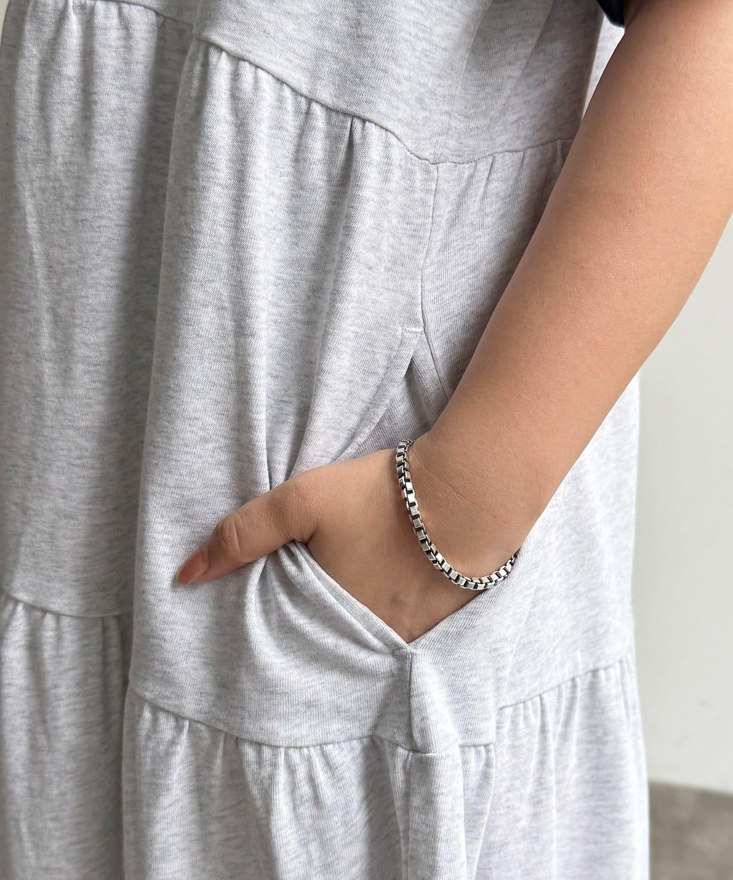 U.S. POLO ASSN. 短袖層疊連衣裙