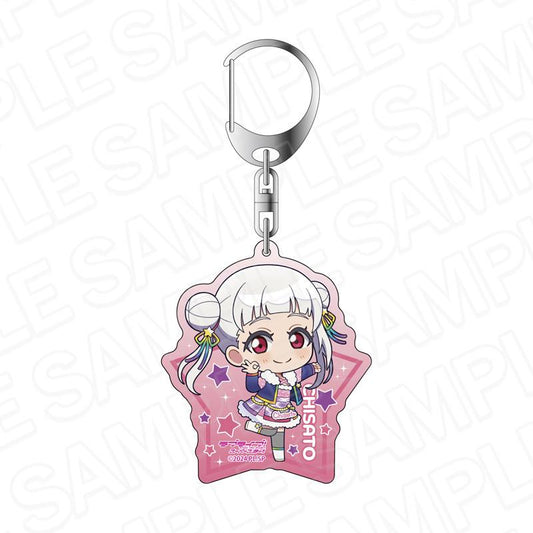 ラブライブ!スーパースター!!（Love Live! Superstar!!） 嵐千砂都 全息鑰匙扣 イルミネーションQ版 ver.