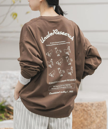 鳥貴族×UR UnuboResearch LONG-SLEEVE T-SHIRTS A 長袖T恤