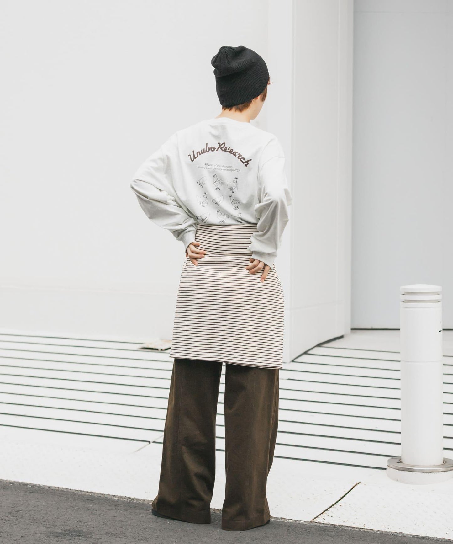 鳥貴族×UR UnuboResearch LONG-SLEEVE T-SHIRTS A 長袖T恤