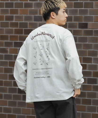 鳥貴族×UR UnuboResearch LONG-SLEEVE T-SHIRTS A 長袖T恤