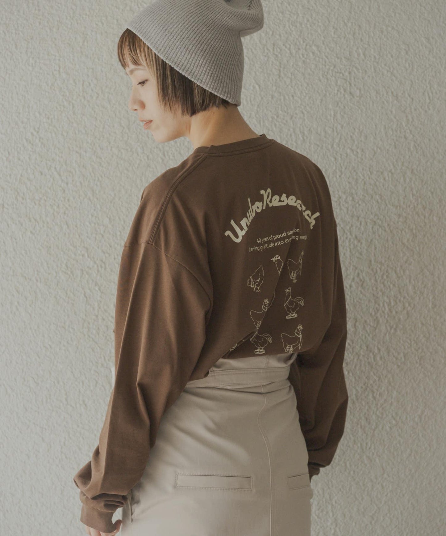 鳥貴族×UR UnuboResearch LONG-SLEEVE T-SHIRTS A 長袖T恤