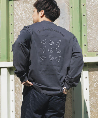 鳥貴族×UR UnuboResearch LONG-SLEEVE T-SHIRTS A 長袖T恤
