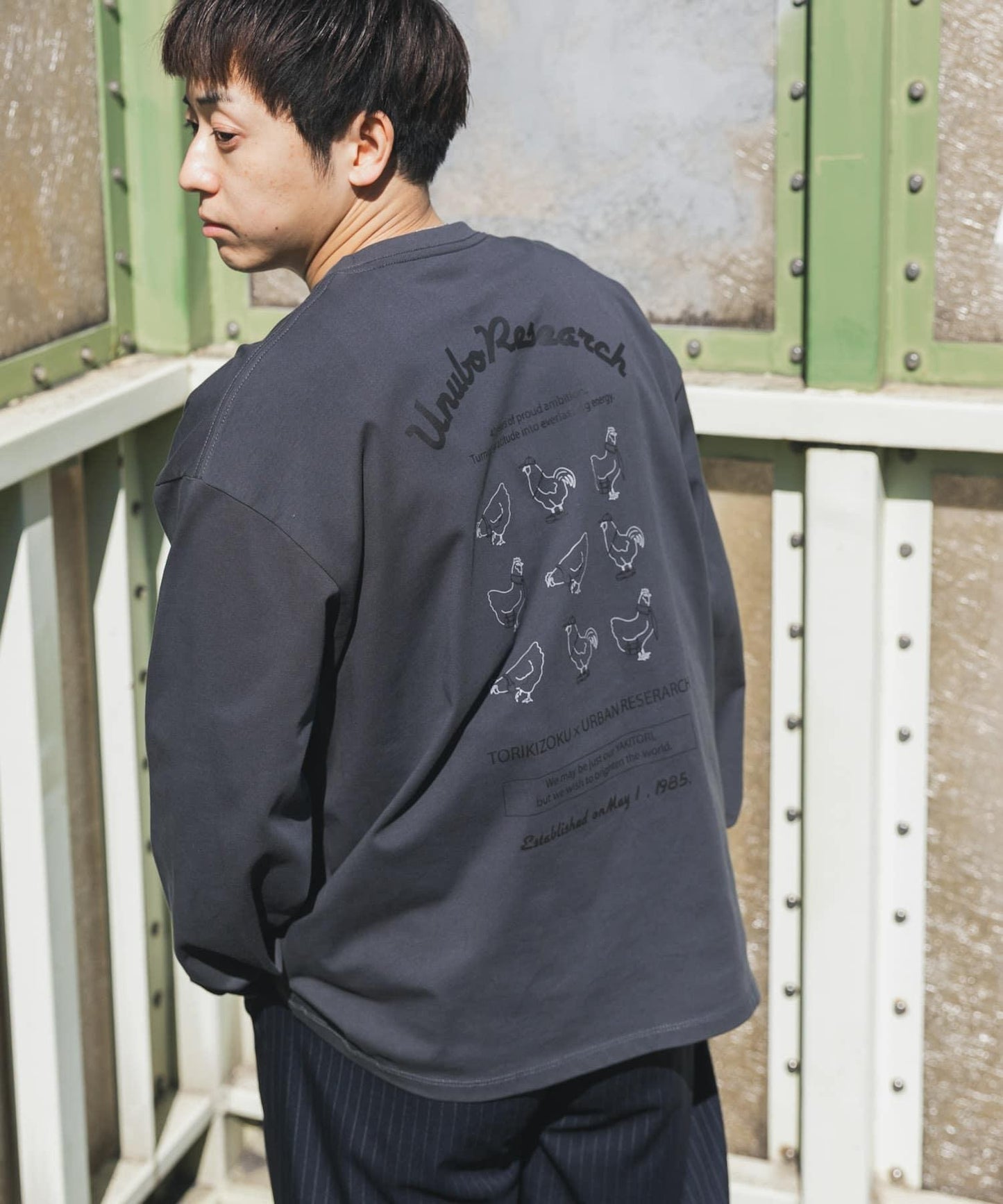 鳥貴族×UR UnuboResearch LONG-SLEEVE T-SHIRTS A 長袖T恤