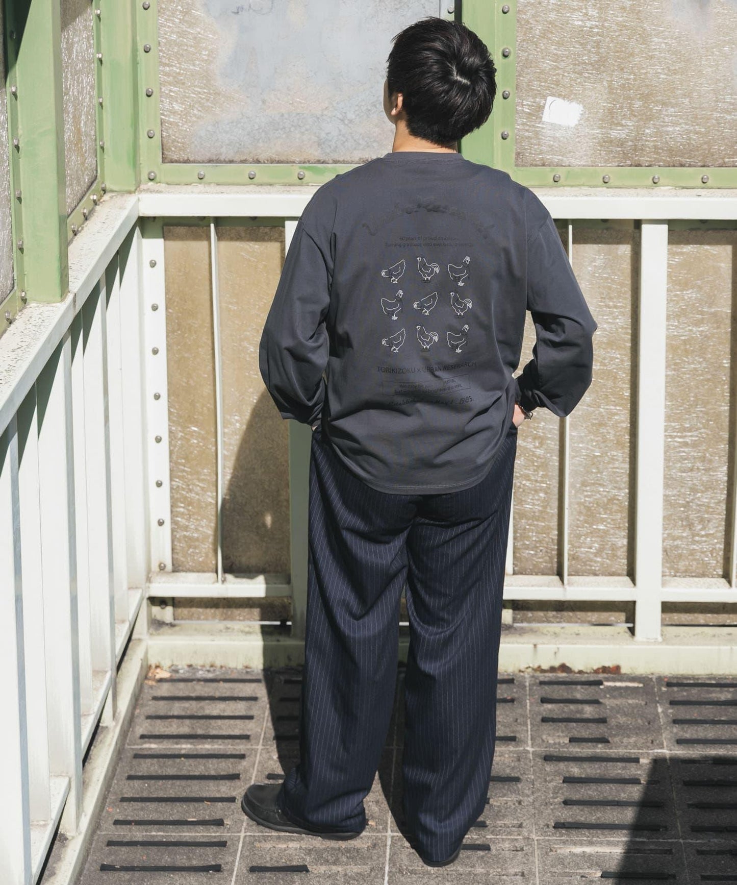 鳥貴族×UR UnuboResearch LONG-SLEEVE T-SHIRTS A 長袖T恤