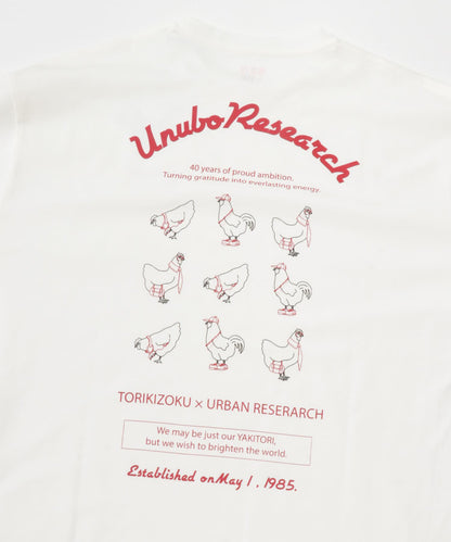 鳥貴族×UR UnuboResearch LONG-SLEEVE T-SHIRTS A 長袖T恤