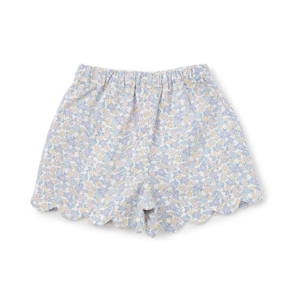 防汙功能 荷葉邊設計 休閒短褲