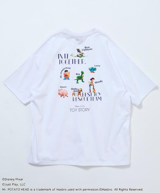 TOY STORY（玩具總動員） 後背印花圓領T恤 RANDOM款