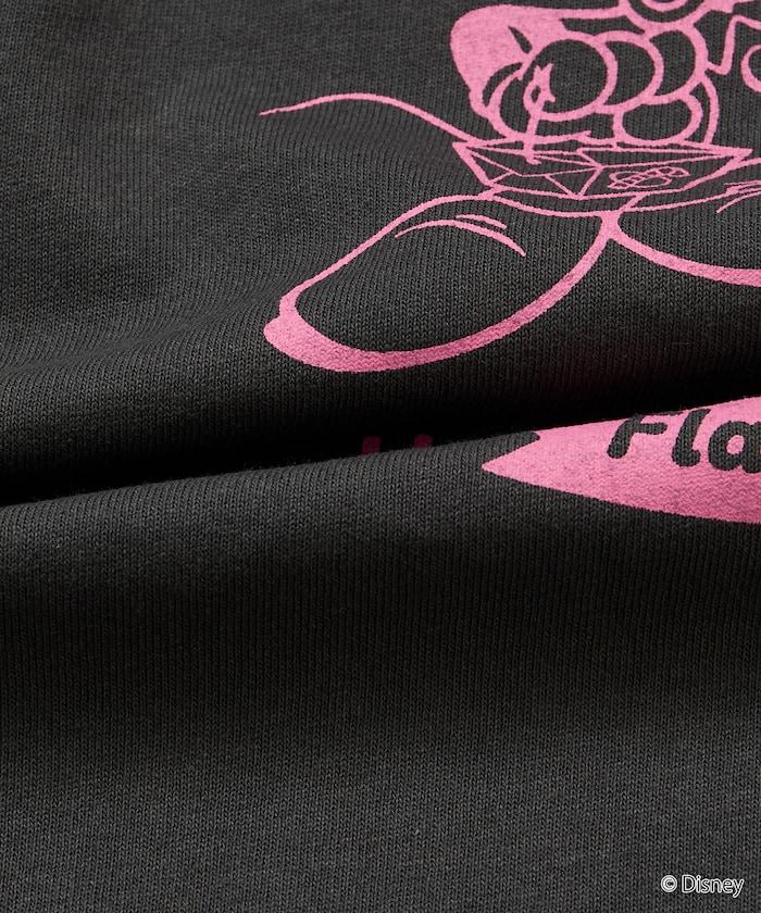 DISNEY（迪士尼） ミッキーマウス 背部印花寬鬆T恤 HAVE FUN款