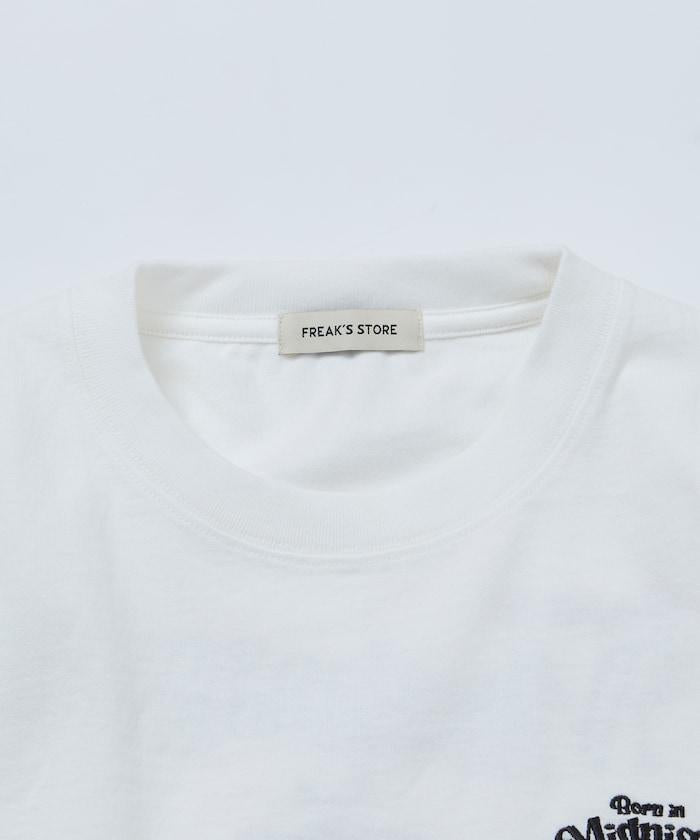 寬鬆版型 後背刺繡 圓領 T恤 Midnight