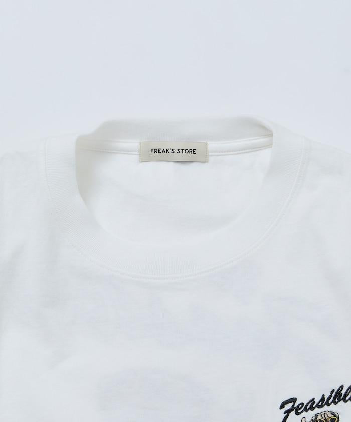 寬鬆版型 後背刺繡 Dog 圓領 T恤