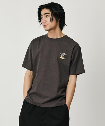 寬鬆版型 後背刺繡 Dog 圓領 T恤