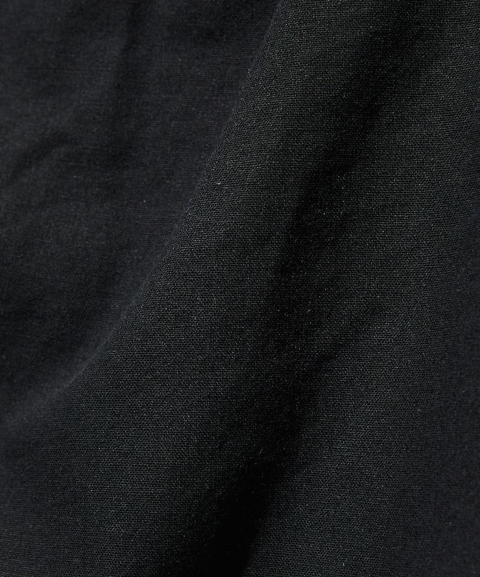 可水洗麻混 休閒短褲