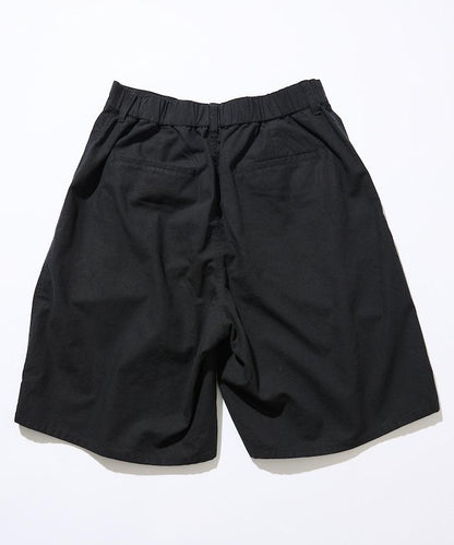 可水洗麻混 休閒短褲