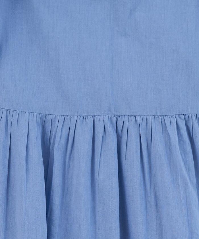 印度風層疊拼接吊帶連衣裙