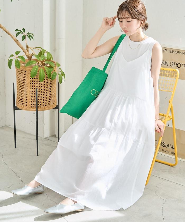 印度風層疊拼接吊帶連衣裙