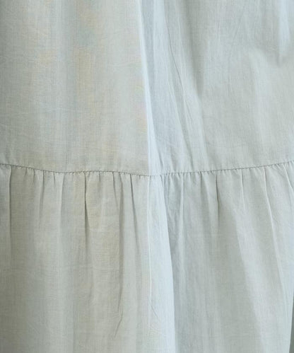 印度風層疊拼接吊帶連衣裙