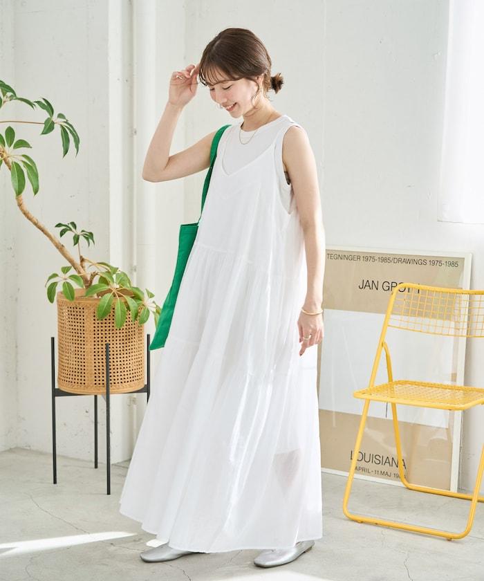 印度風層疊拼接吊帶連衣裙