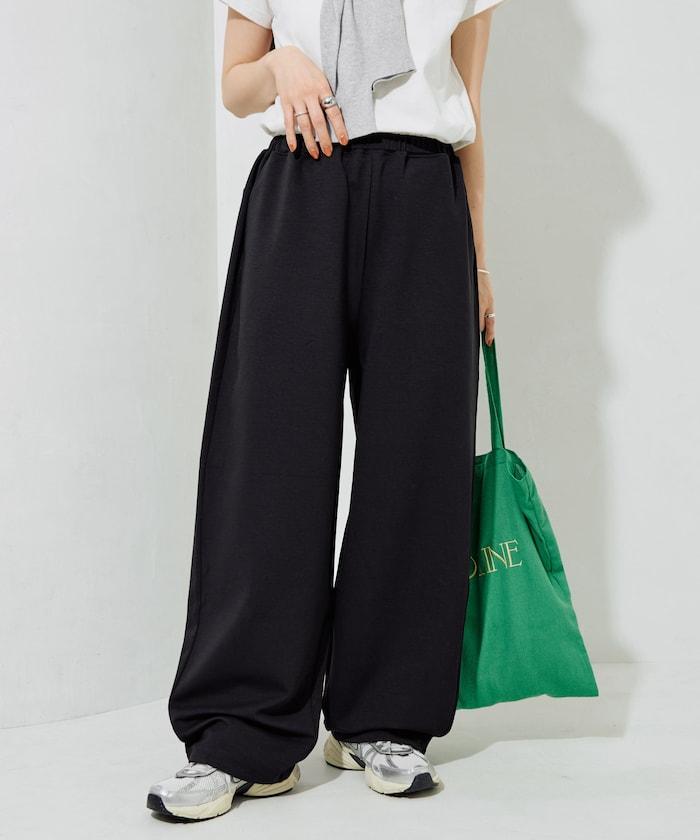 清涼觸感羅馬布褲子