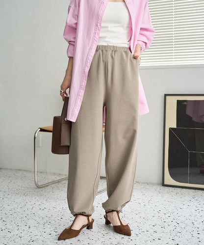 清涼觸感羅馬布褲子