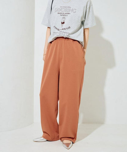 清涼觸感羅馬布褲子