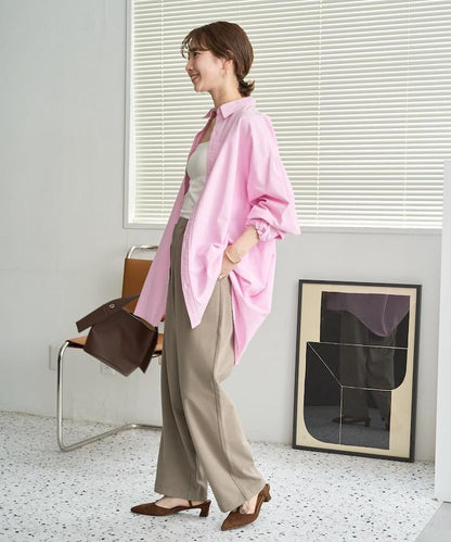 清涼觸感羅馬布褲子