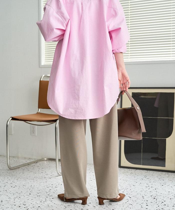 清涼觸感羅馬布褲子