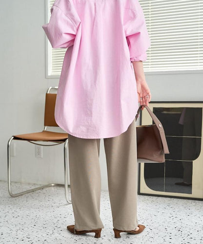 清涼觸感羅馬布褲子