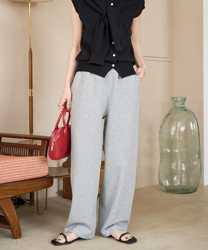 清涼觸感羅馬布褲子