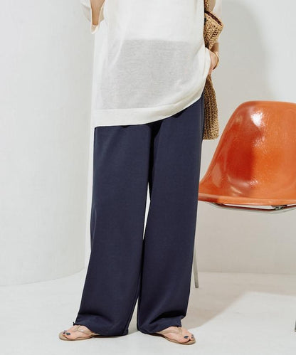 清涼觸感羅馬布褲子